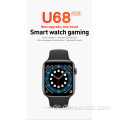 U68 PLUS Full Touch Smartwatch BT-Anruf Benutzerdefiniertes Hintergrundbild